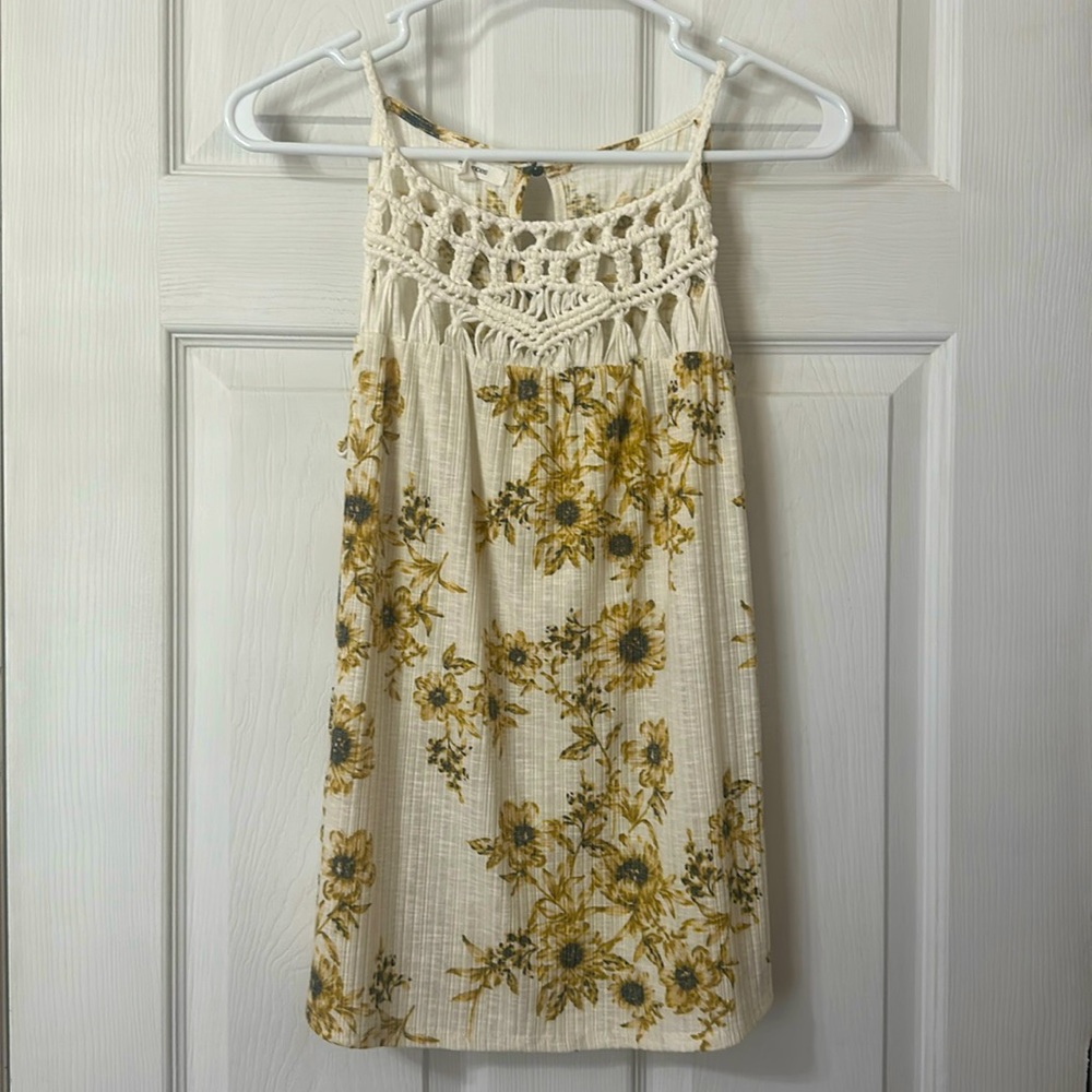 Sunflower tank top